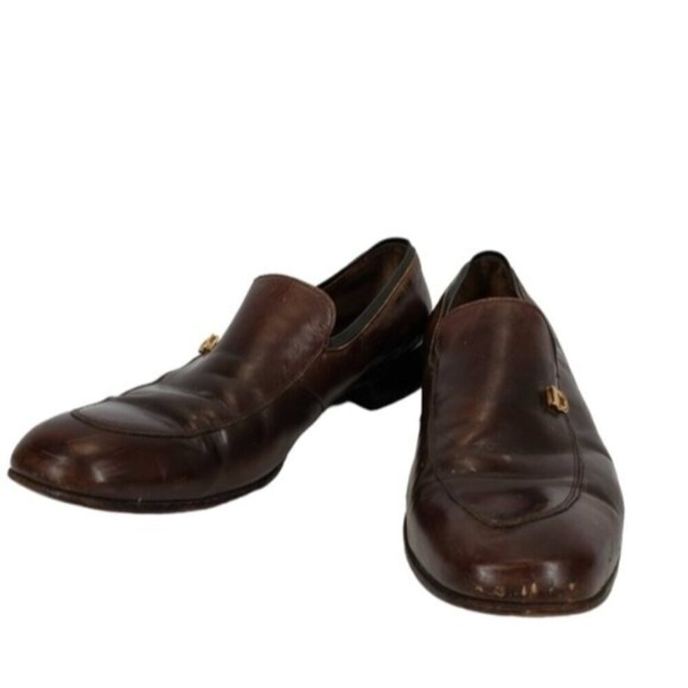 Florsheim Brown Leather Loafer Size 13.5 Slip On Business Casual